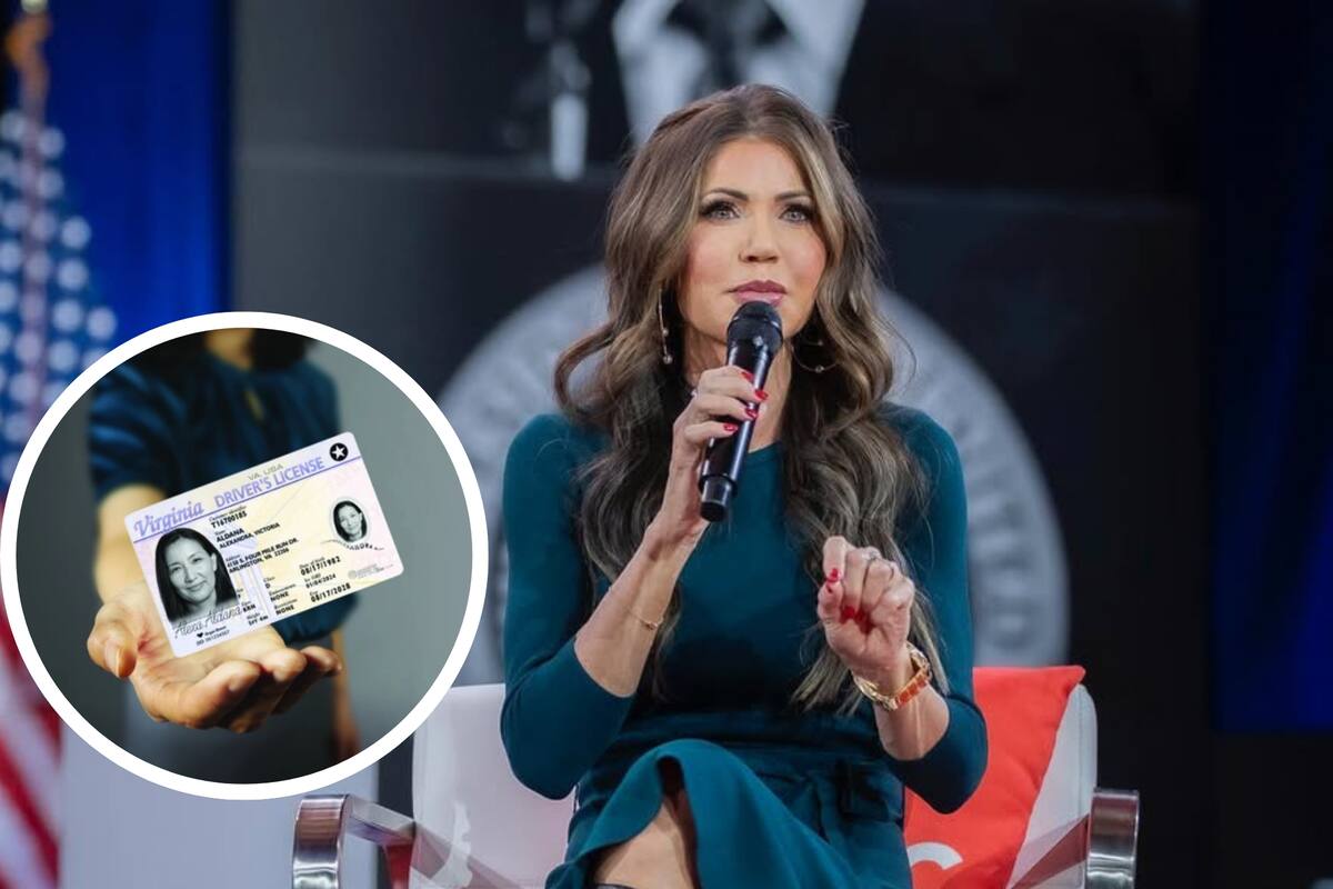 Kristi Noem agradeció la buena respuesta de los estadounidenses para tramitar la Real ID