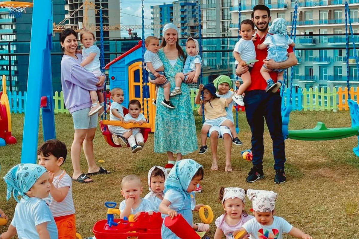 Kristina y Galip hicieron realidad un sueño que tenían en común: formar una gran familia