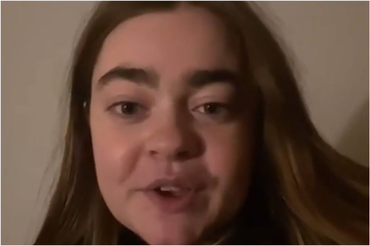 Kristy contó su historia en un avión y se volvió viral en TikTok