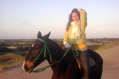 Ksenia, en la costa argentina.