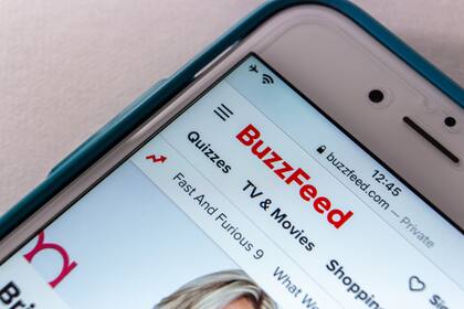 El logo de la firma digital BuzzFeed