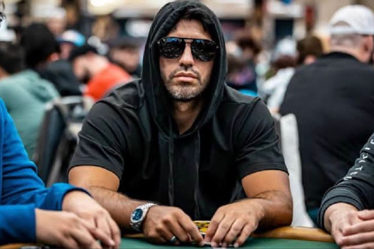 Kun Agüero durante el Mundial de Póker