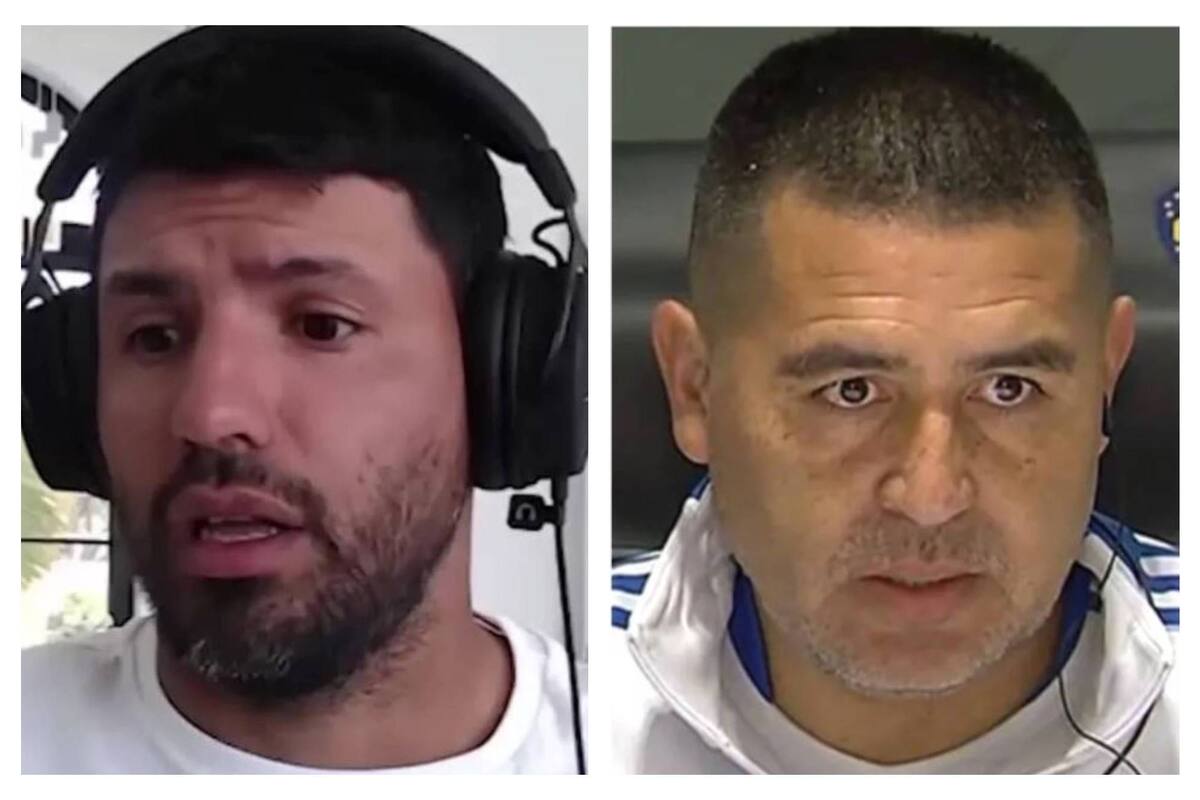 Kun Agüero y Juan Román Riquelme