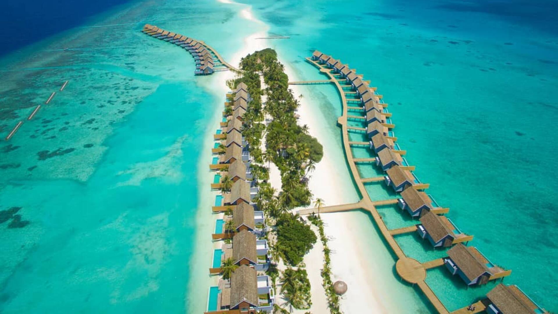 Kuramathi Resort ocupa íntegramente la isla de Kuramathi, donde se fotografió Rubeo con su pareja "Bibi"
