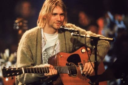 Kurt Cobain en el MTV Unplugged de Nirvana