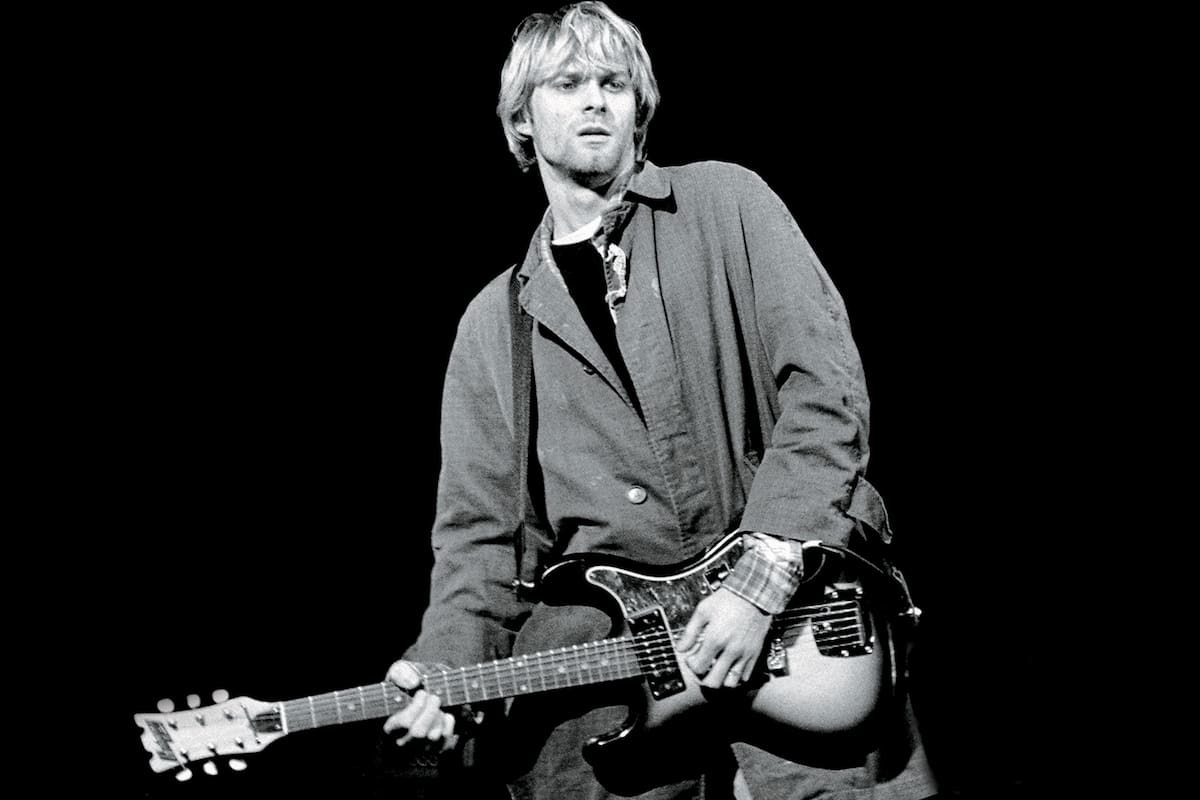 Kurt Cobain en Velez, en octubre de 1992