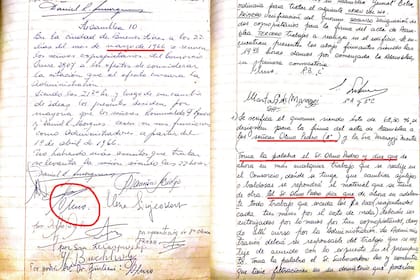 Kutschmann siguió viviendo en ese departamento como Pedro Ricardo Olmo, y lo hizo sin sobresaltos durante más de tres décadas, tal como lo documenta el libro de actas del consorcio de la calle Sucre 2907, al que tuvo acceso LA NACIÓN