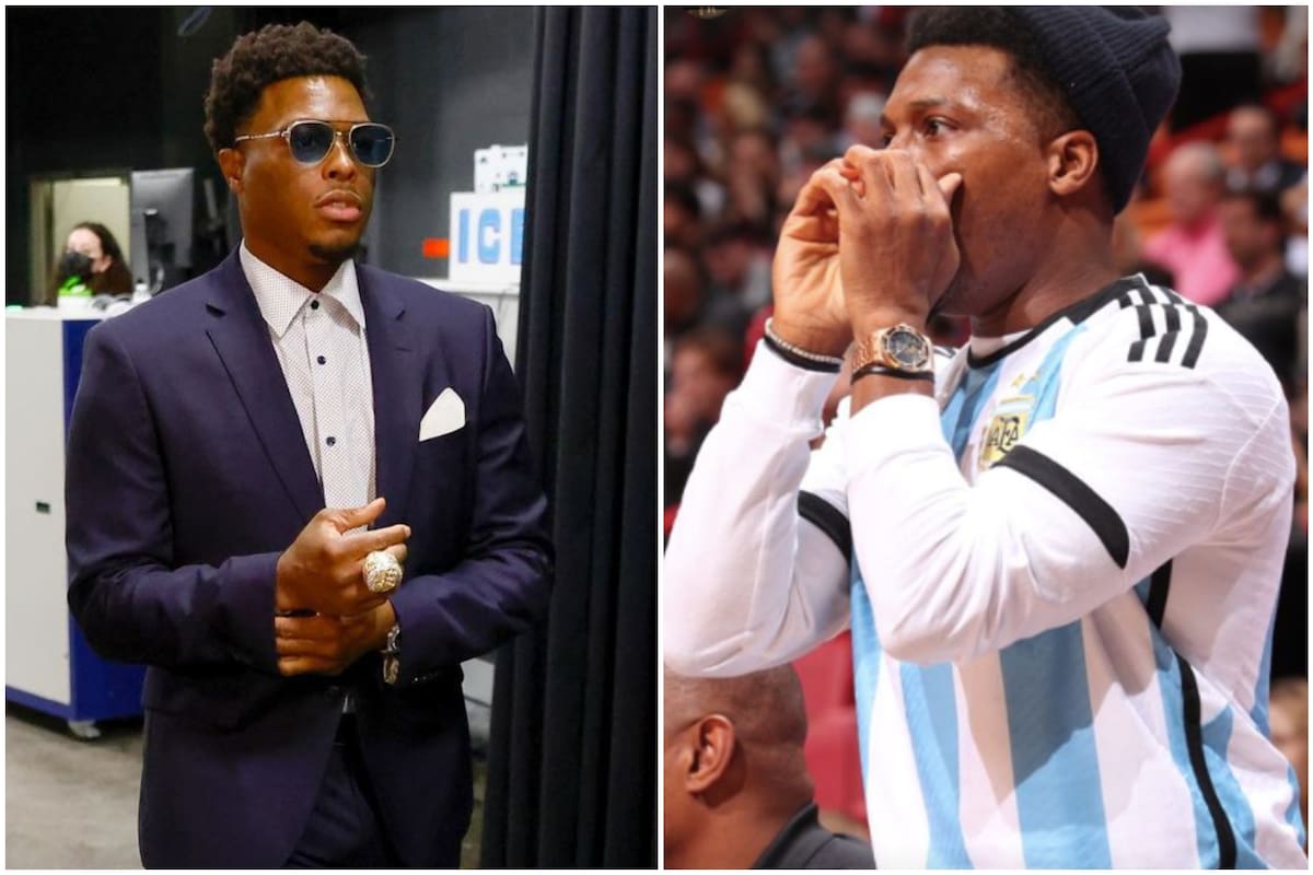 Kyle Lowry juega en el Miami Heat de la NBA y decidió homenajear a Messi