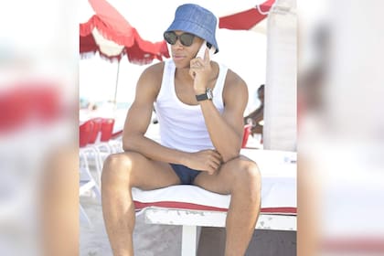 Kylian Mbappé disfruta de sus vacaciones en Miami Beach