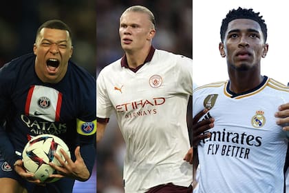 Kylian Mbappé, Erling Haaland y Jude Bellingham se mantienen como los futbolistas con mayor valor de mercado, al cierre del 2023