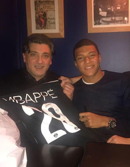 kylian Mbappé fue varias veces al restaurante.