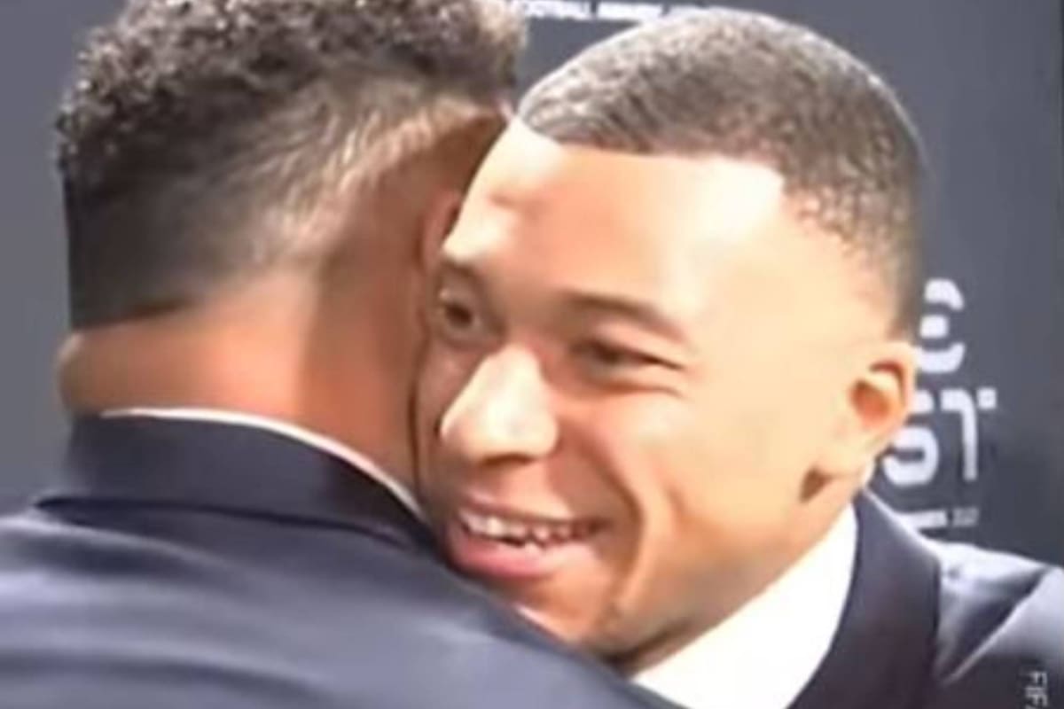 Kylian Mbappé se encontró con Ronaldo Nazario en los Premios The Best; dijo que es "el mejor"