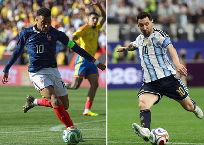 Kylian Mbappé y Lionel Messi, en carrera por el récord histórico.