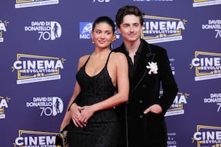 Timothée Chalamet y Kylie Jenner, juntos por primera vez en una alfombra roja
