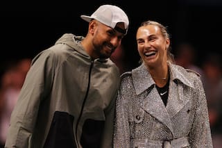 Kyrgios vence a Sabalenka en el último 'Duelo de los Sexos' en tenis