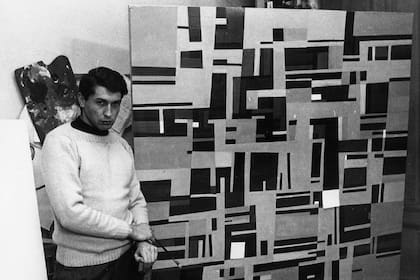 Julio Le Parc en Buenos Aires, en 1958