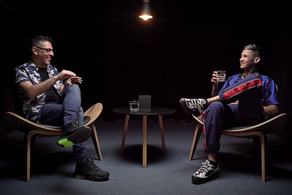 L-Gante con Julio Leiva en Caja Negra