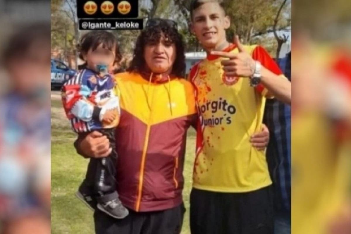 L-Gante, con Máximo Ariel Cantero, El Viejo, fundador del clan de Los Monos