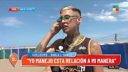 L-Gante contó en exclusiva cómo fue su separación y qué espera de su vínculo con Wanda Nara
