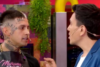 L-Gante enfrentó a un periodista en el programa de Moria Casán y protagonizó un tenso momento en vivo