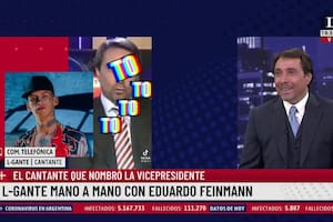 L-Gante mano a mano con Eduardo Feinmann