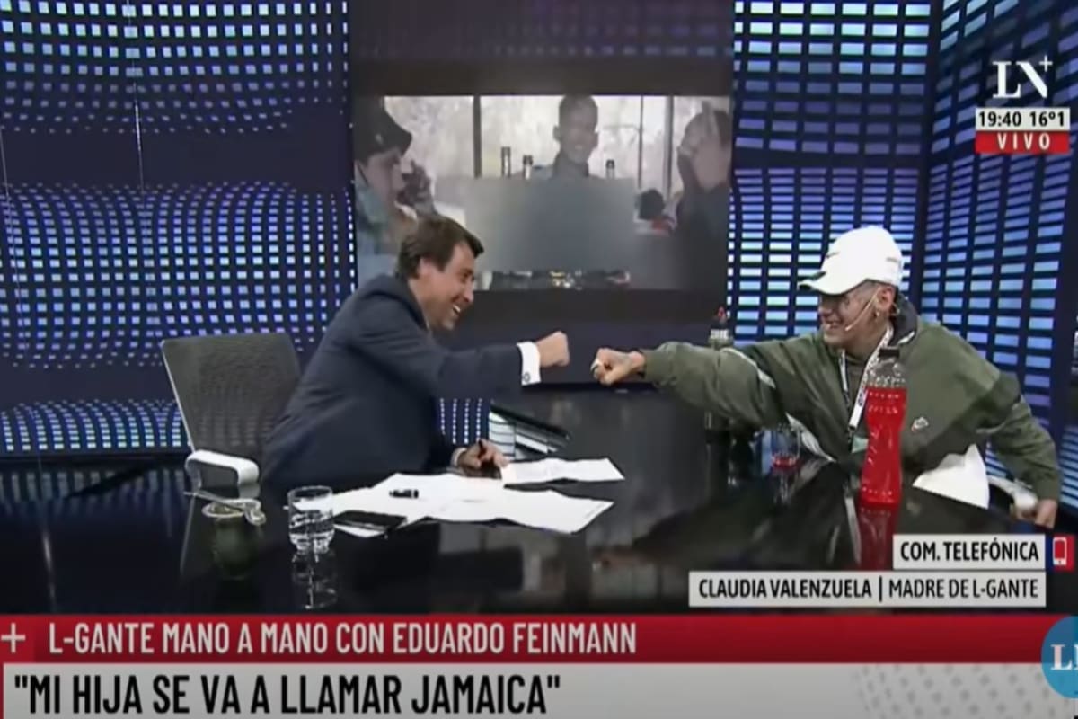 L-Gante pasó por el programa de Eduardo Feinmann en LN+ y le explicó al periodista el significado de la expresión "estar careta"