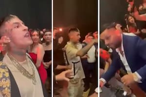 L-Gante protagonizó una feroz pelea con Cristian Manzanelli, que era el representante de Yao Cabrera