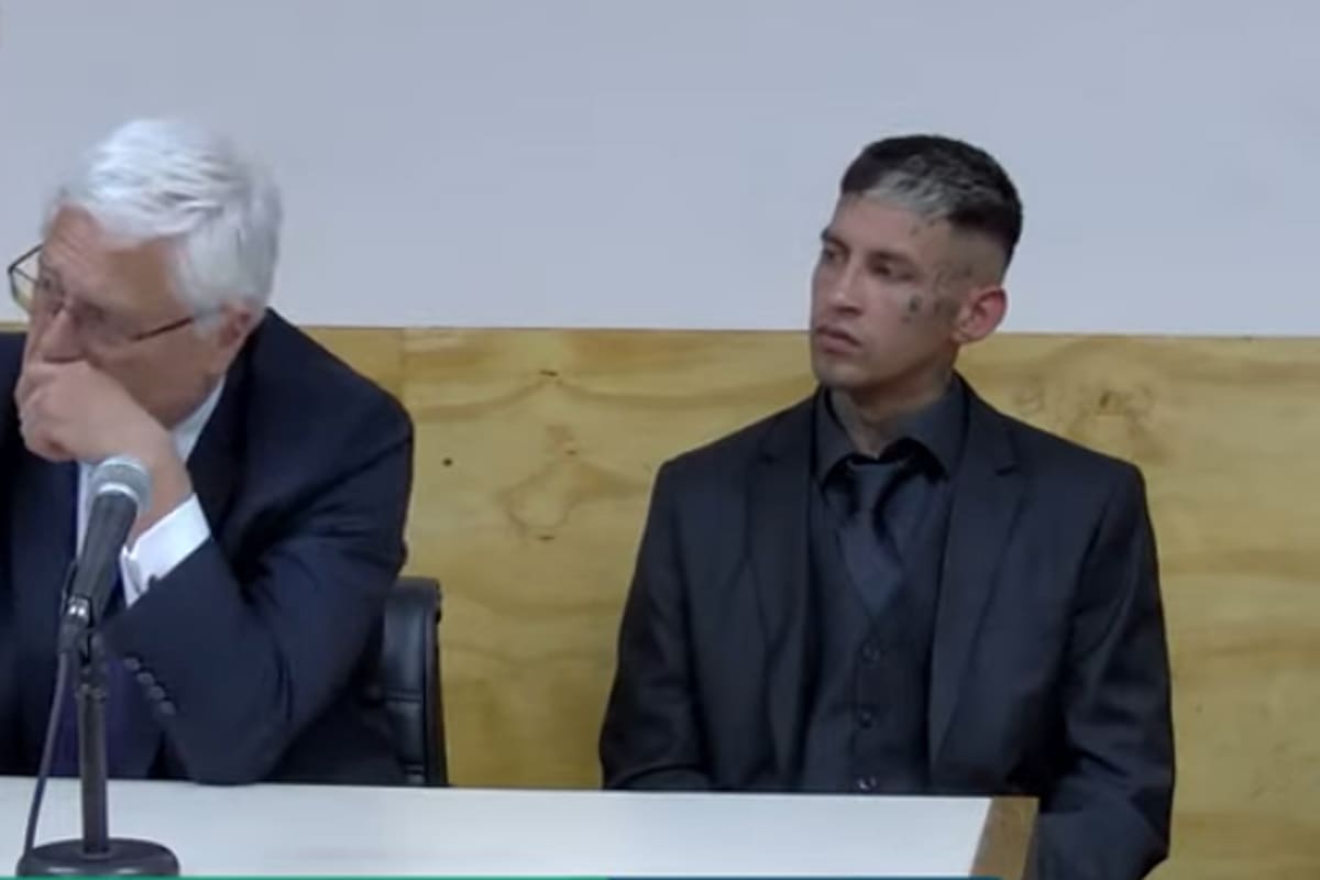 L-Gante y su abogado Luciano Locatelli