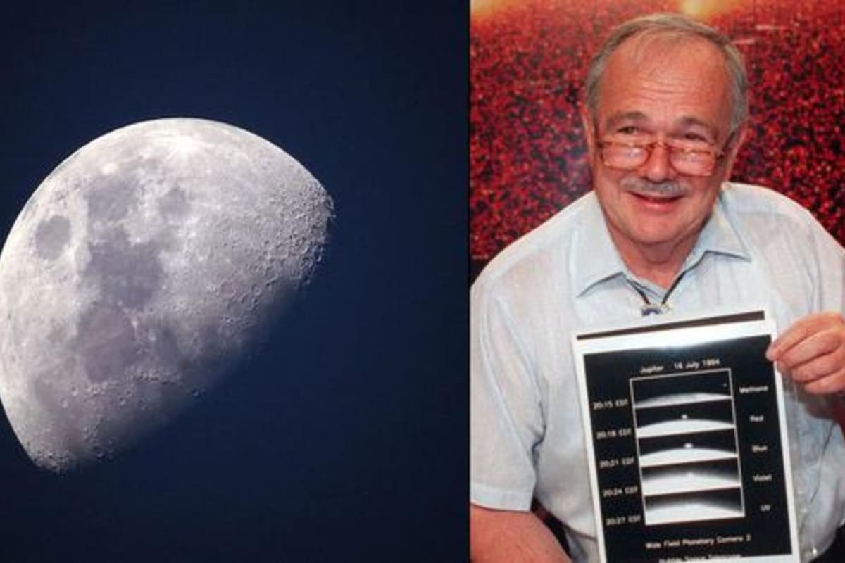 l ingeniero geólogo Eugene Merle Shoemaker se convirtió, en 1998, en el primer hombre cuyas cenizas fueron esparcidas fuera de la Tierra. Lo llamaban sabio de las ciencias planetarias