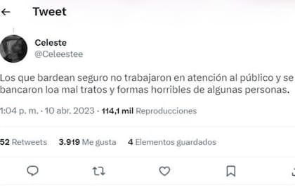 La actitud de Aylen en la heladería recibió muchos mensajes de apoyo