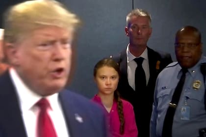 Trump habla, Greta observa. Dos adversarios irreconciliables en el tema medioambiental