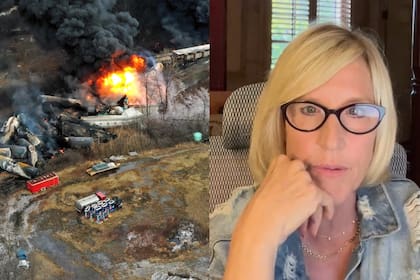 La activista Erin Brockovich pidió a las autoridades que se involucren y tomen medidas concretas para sanear las consecuencias por el descarrilamiento de un tren con tóxicos en Ohio