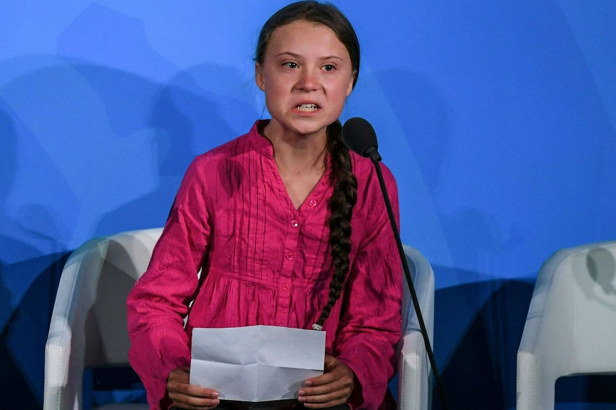La activista sueca Greta Thunberg