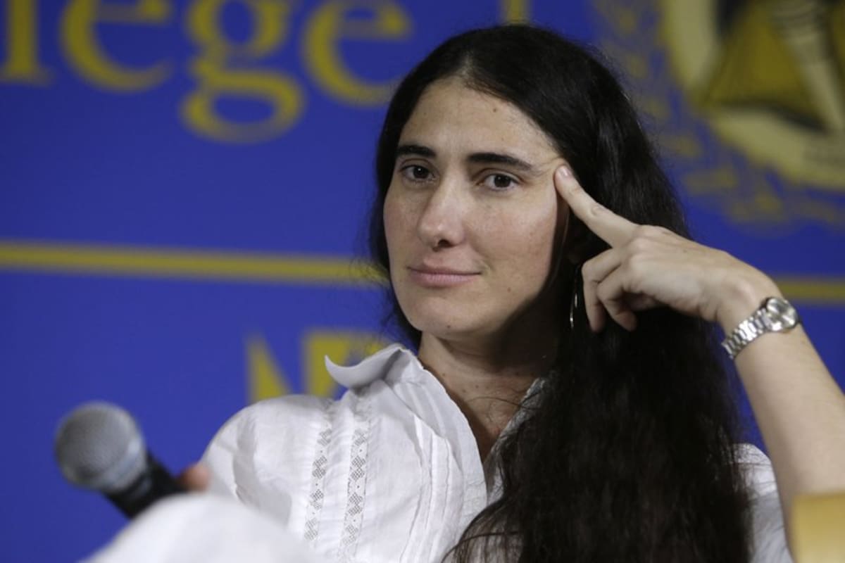 La activista y periodista cubana Yoani Sánchez