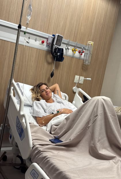 La actriz agradeció a su pareja, a Viviana Sacone y al equipo médico que realizó la intervención