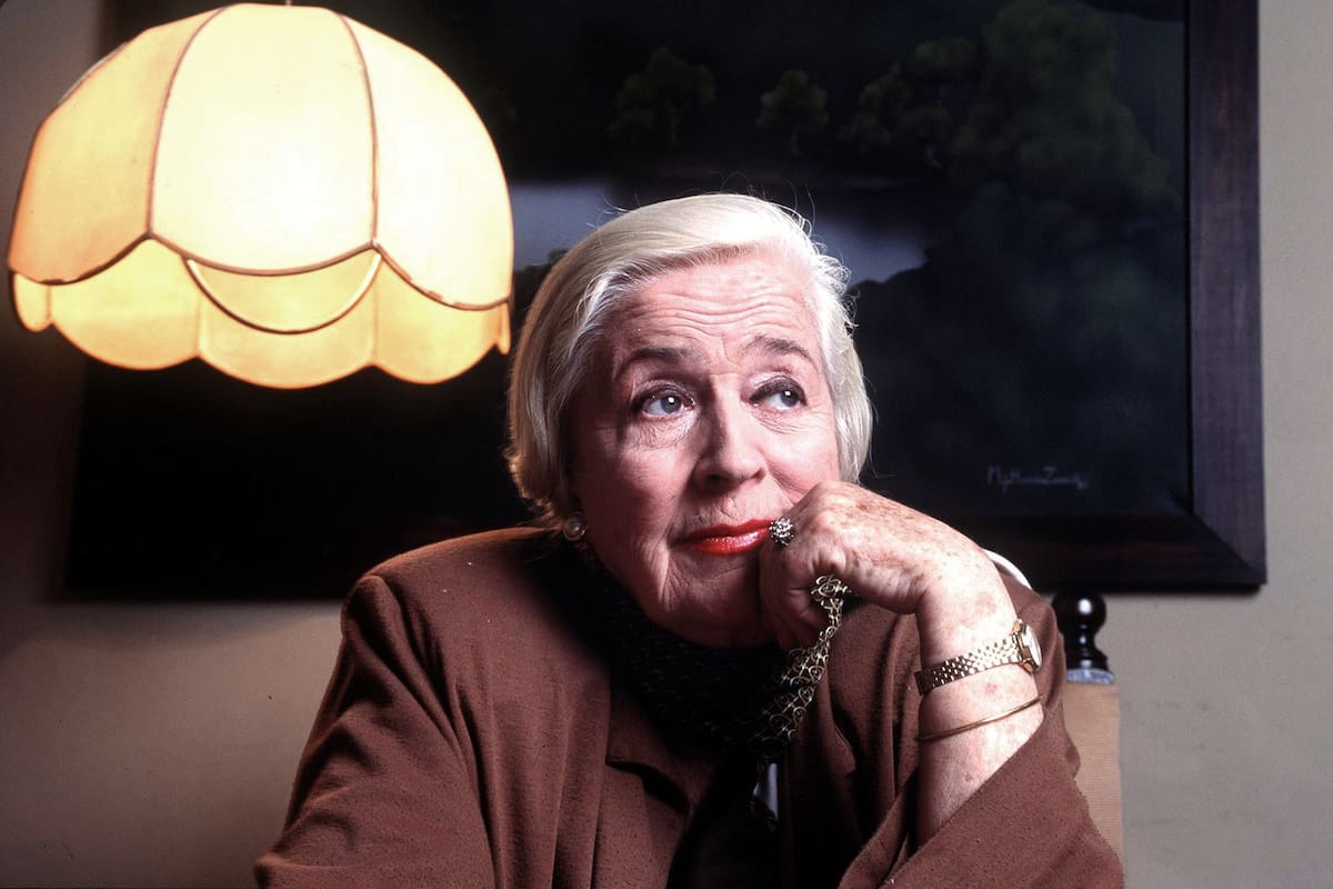 La actriz China Zorrilla en 1996