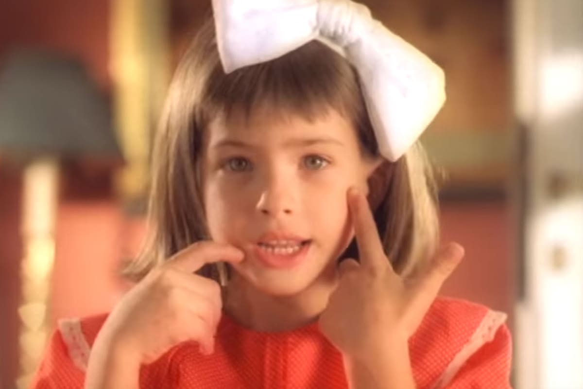 La actriz comenzó muy de pequeña en el mundo de los medios