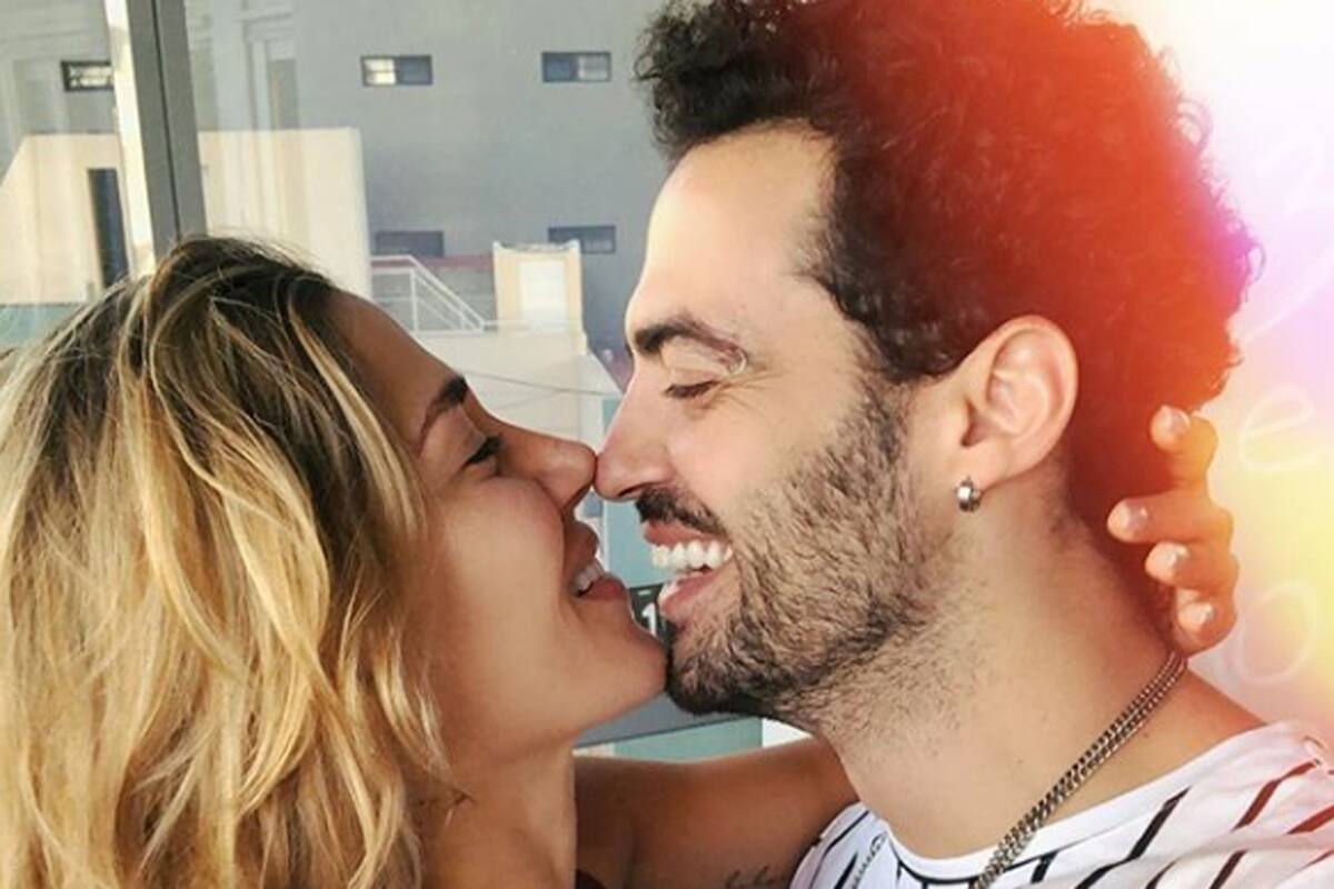 La actriz compartió una conversación de Whatsapp que tuvo con su pareja