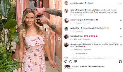 La actriz compartió una serie de fotos por su cumpleaños