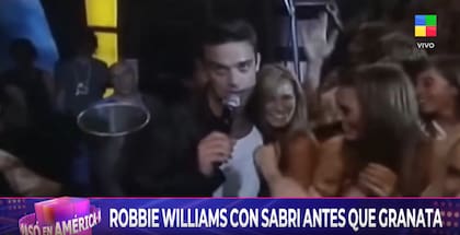 La actriz contó cómo fue su inesperado encuentro con el cantante británico (Captura: América TV)