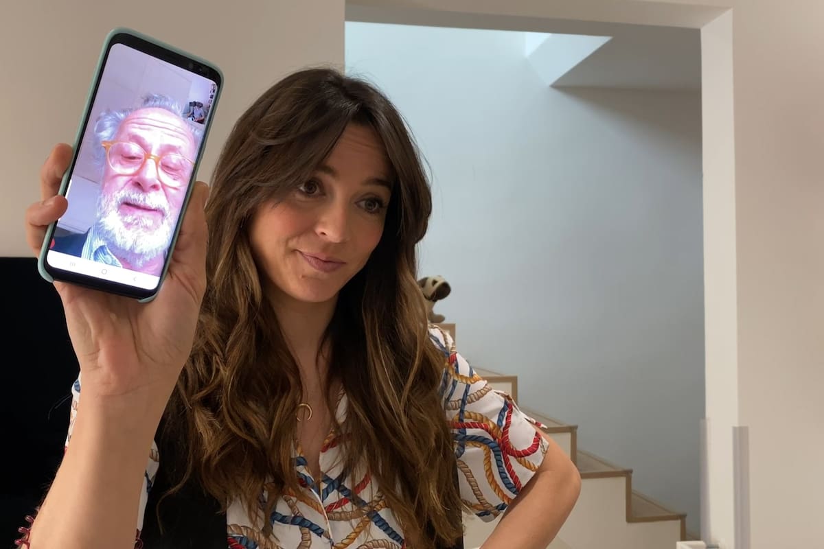 La actriz Cristina Alarcón en una escena de la polémica sitcom