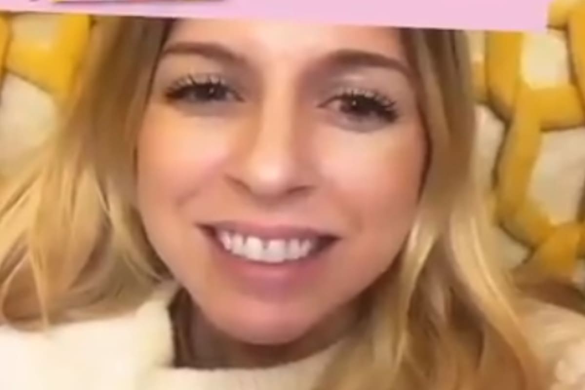 La actriz de Floricienta jugó con un filtro de la tira y recordó los éxitos del programa infantil