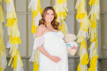 La actriz dio a luz a Santiago Enrique, fruto de su matrimonio con Pepe Bastón