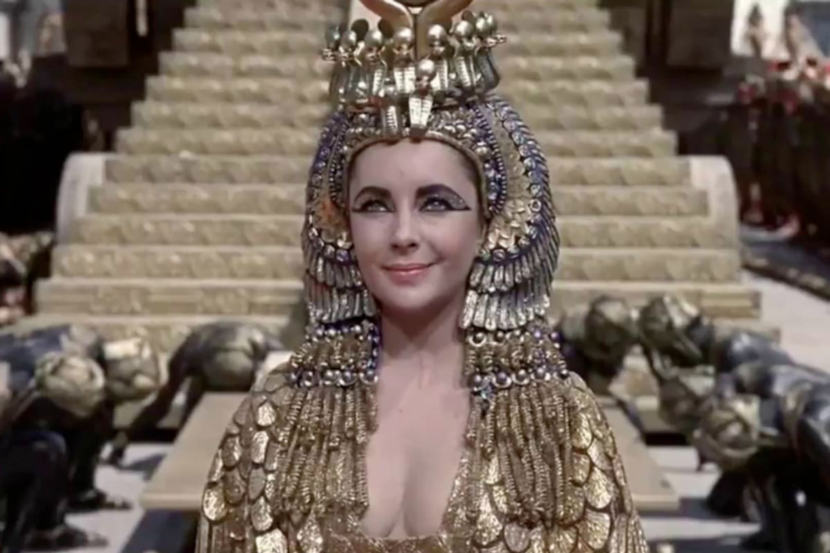 Claudette Colbert, otra de las actrices que han dado vida a Cleopatra VII