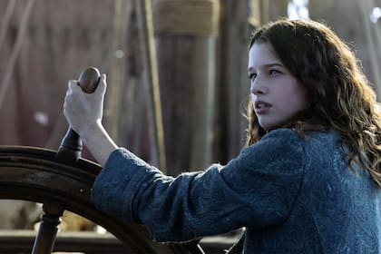 La actriz en la piel de Wendy, el personaje que marcó su debut en la pantalla grande