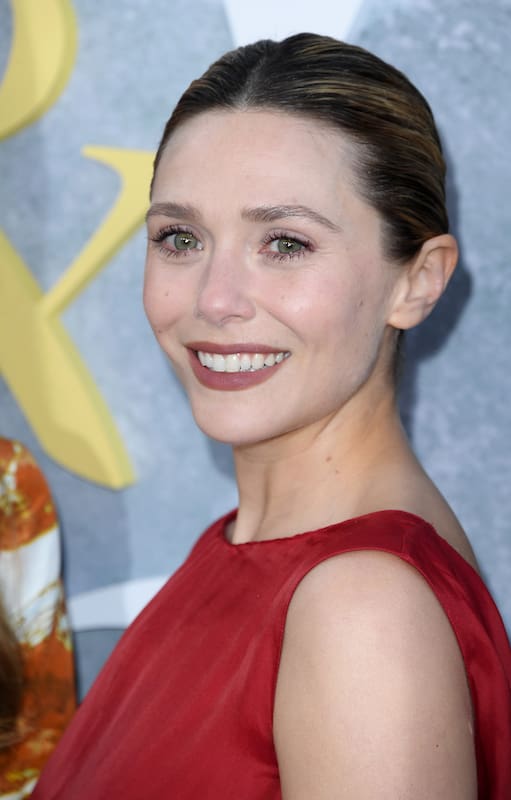La actriz en la premiere en Los Angeles de Amor y muerte, miniserie basada en un escalofriente caso real