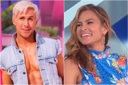La actriz Eva Mendes defendió a Ryan Gosling de las críticas por el papel que interpretará en la película de Barbie junto a Margot Robbie y lo mandó al frente con una infidencia