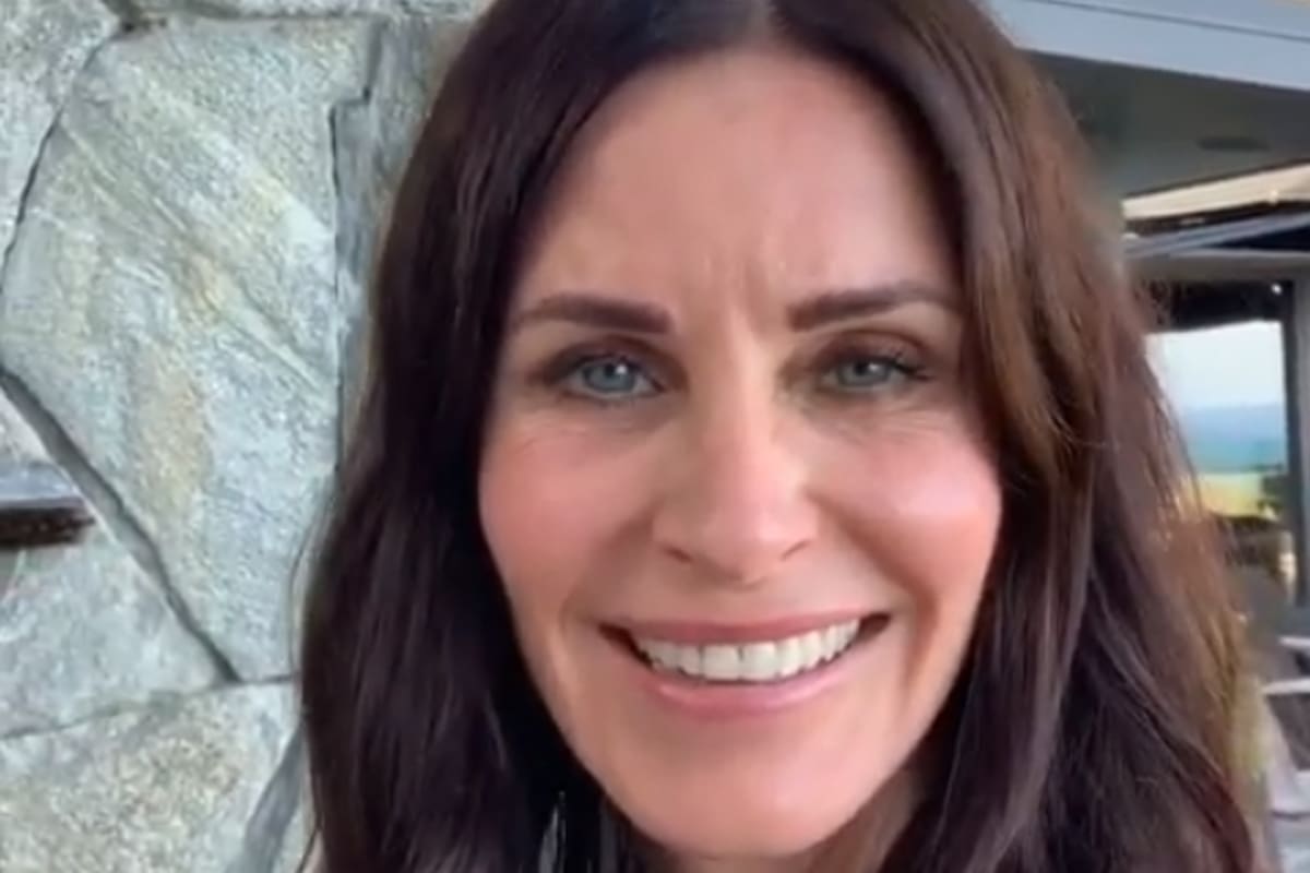 La actriz hizo reir a los fanáticos de Friends