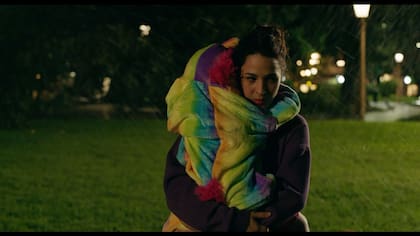 La actriz Isabel González Solá en la piel de Lina, en otra escena de la película