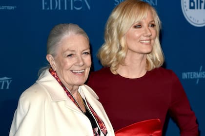 La actriz junto a su madre, la gran Vanessa Redgrave